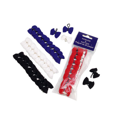 Flechtknoten Equithème aus Stoff, 20 Stück Flechtknoten Equithème aus Stoff, 20 Stück
