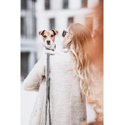 Hundeleine Hahnentritt Kentucky Schwarz Hundeleine Hahnentritt Kentucky Schwarz