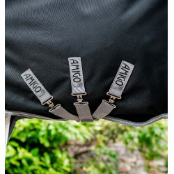 Horseware Amigo 1200D Plus Turnout Bundle 50g 100g und 200g Schwarz / Titan Grau / Silber