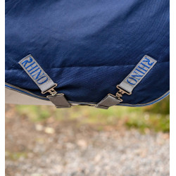 Außendecke Horseware Rhino® Plus Pony 250g Schwarz / Titan Grau / Klassisches Blau