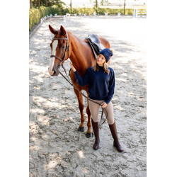 Pullover B Vertigo aus Wollmischung Faye Meerestitan Marineblau