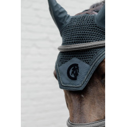 Bridon Dy'on D Collection kombiniertes geflochtenes Reithalfter Schwarz