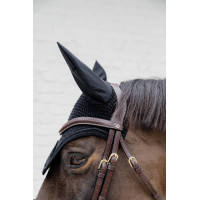 Trense Dy'on D Kollektion kombiniert geflochtenes Reithalfter mit Pull Back Braun Trense Dy'on D Kollektion kombiniert geflochtenes Reithalfter mit Pull Back Braun
