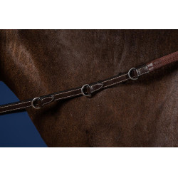 Zügel Howlett Dy'on 3 "D" Gummi 1/2'' mit 7 Stoppern Braun Zügel Howlett Dy'on 3 "D" Gummi 1/2'' mit 7 Stoppern Braun