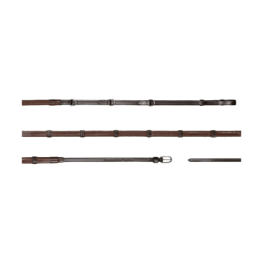 Zügel Howlett Dy'on 3 "D" Gummi 1/2'' mit 7 Stoppern Braun Zügel Howlett Dy'on 3 "D" Gummi 1/2'' mit 7 Stoppern Braun