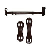 Unterkinnkette Dy'on 1/2" mit 2 abnehmbaren Befestigungen Braun