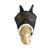 Fliegenmaske Kentucky Skin Friendly mit Ohren Schwarz