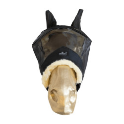 Fliegenmaske Kentucky Skin Friendly mit Ohren Schwarz