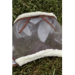 Fliegenmaske Kentucky Skin Friendly mit Ohren Silber Fliegenmaske Kentucky Skin Friendly mit Ohren Silber