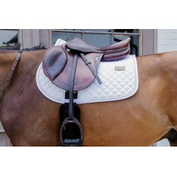 Satteldecke Kentucky Diamond Rope Jumping Weiß Weiß Satteldecke Kentucky Diamond Rope Jumping Weiß Weiß