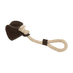 Hundespielzeug Baumwollseil Baseball Kentucky Braun