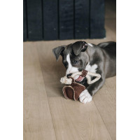 Hundespielzeug Baumwollseil Baseball Kentucky Braun