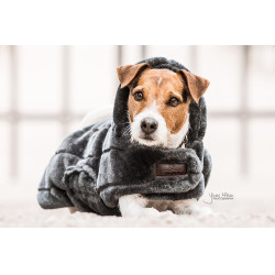 Hundejacke aus Kunstpelz Kentucky Grau Hundejacke aus Kunstpelz Kentucky Grau