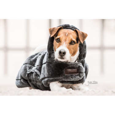 Hundejacke aus Kunstpelz Kentucky Grau Hundejacke aus Kunstpelz Kentucky Grau