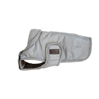 Hundemantel Kentucky reflektierend & wasserabweisend mit Bauchschutz Silber