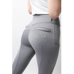 Thermohose Vollbesatz Mira Damen Horze Legierung Grau