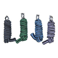 Geflochtener Führstrick mit Panikhaken HKM Zufällig Blau