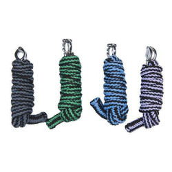 Geflochtener Führstrick mit Panikhaken HKM Geflochtener Führstrick mit Panikhaken HKM