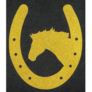 Hufeisen- und Pferde-Bügelmotiv zum Aufbügeln HKM Oder Flex Moda Glitter Hufeisen- und Pferde-Bügelmotiv zum Aufbügeln HKM Oder Flex Moda Glitter