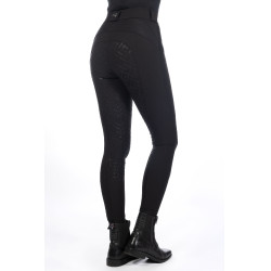 Damenreithose Harbour Island Vollbesatz Silikon HKM Schwarz