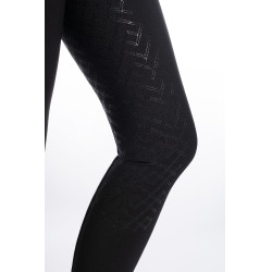 Damenreithose Harbour Island Vollbesatz Silikon HKM Schwarz