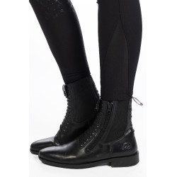 Damenreithose Harbour Island Vollbesatz Silikon HKM Schwarz