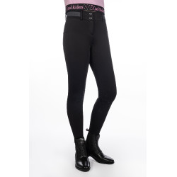 Damenreithose Hailey Vollbesatz Silikon HKM Schwarz