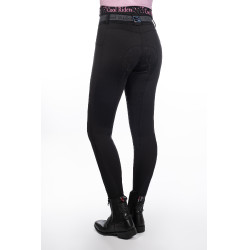 Damenreithose Hailey Vollbesatz Silikon HKM Schwarz