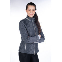 Limoni Steppjacke HKM Damen Graphit Grau