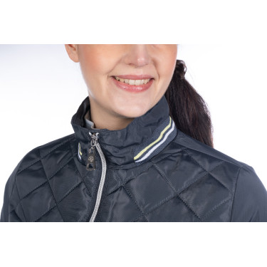 Limoni Steppjacke HKM Damen Graphit Grau