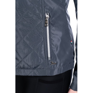 Limoni Steppjacke HKM Damen Graphit Grau