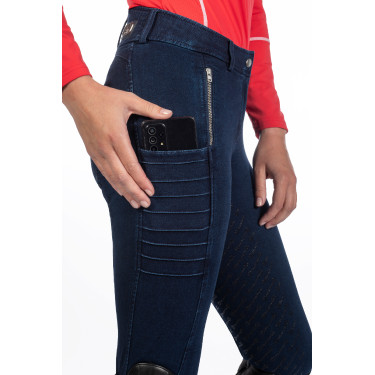 Damenhose Aruba Denim Vollbesatz Silikon HKM Damenhose Aruba Denim Vollbesatz Silikon HKM