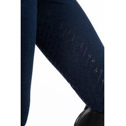 Damenhose Aruba Denim Vollbesatz Silikon HKM Dunkelblau