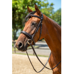 Trensenzaum Hunter 2 HKM Dunkelbraun