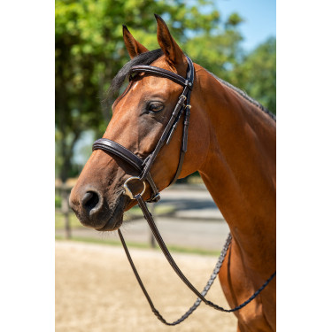 Trensenzaum Hunter 2 HKM Dunkelbraun