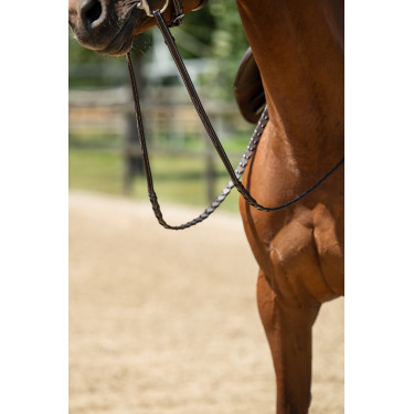 Trensenzaum Hunter 2 HKM Dunkelbraun