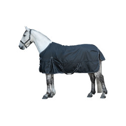 Premium Weidedecke HKM 1680D 200g glattes Futter Schwarz