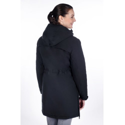 Lange wasserdichte Jacke Hillary HKM Schwarz