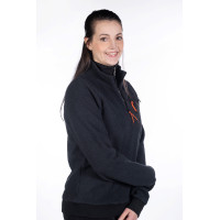 Pullover Teddyfleece Unisex HKM Schwarz