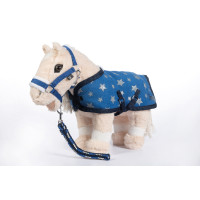 Star-Set Cuddle Pony HKM Blau Sterne Star-Set Cuddle Pony HKM Blau Sterne
