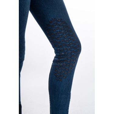 Kinder-Reithose Aymee Denim mit Silikon-Besatz HKM Kinder-Reithose Aymee Denim mit Silikon-Besatz HKM