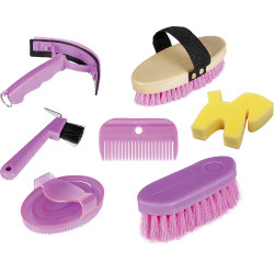 HKM Light Putzset 6-teilig Pink Rosa HKM Light Putzset 6-teilig Pink Rosa