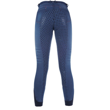 Sommer-Denim-Reithose Easy mit 3/4-Silikonbesatz HKM Sommer-Denim-Reithose Easy mit 3/4-Silikonbesatz HKM