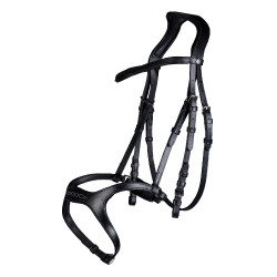 Anatomisches Sportzaumzeug HKM Schwarz