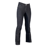 Jodhpur-Reithose Miss Blink mit Vollbesatz Alos HKM Blaue Jeans / Dunkelblau Jodhpur-Reithose Miss Blink mit Vollbesatz Alos HKM Blaue Jeans / Dunkelblau