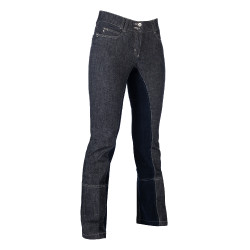 Jodhpur-Reithose Miss Blink mit Vollbesatz Alos HKM Blaue Jeans / Dunkelblau Jodhpur-Reithose Miss Blink mit Vollbesatz Alos HKM Blaue Jeans / Dunkelblau
