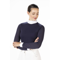 Wettkampf-Poloshirt Monaco langarm HKM Dunkelblau Wettkampf-Poloshirt Monaco langarm HKM Dunkelblau