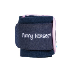 Polobanden Funny Horses Hearts HKM Dunkelblau