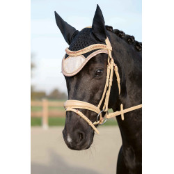 Fliegenhaube Rosegold Glitter Style HKM Fliegenhaube Rosegold Glitter Style HKM