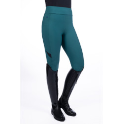 Leggings Port Royal Vollbesatz Silikon HKM Petrol Blau